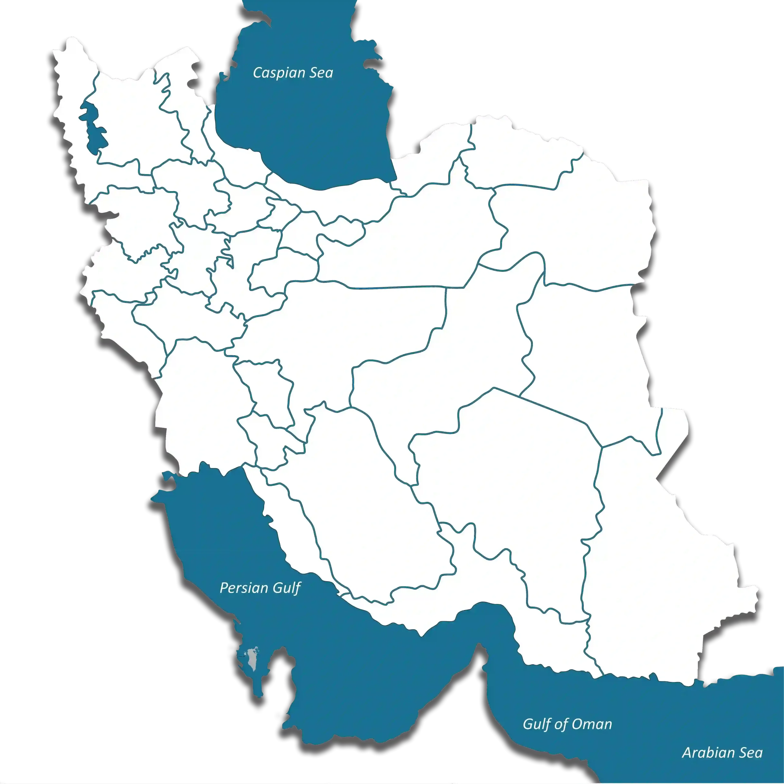 Iran Customs Map